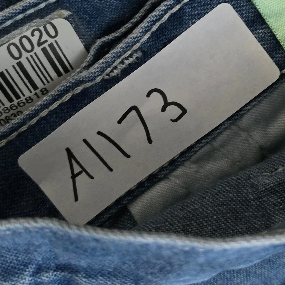 Carhartt Dungaree Fit Carpenter Jeans Mens 41x31 Blue Denim Work Pants 382-83